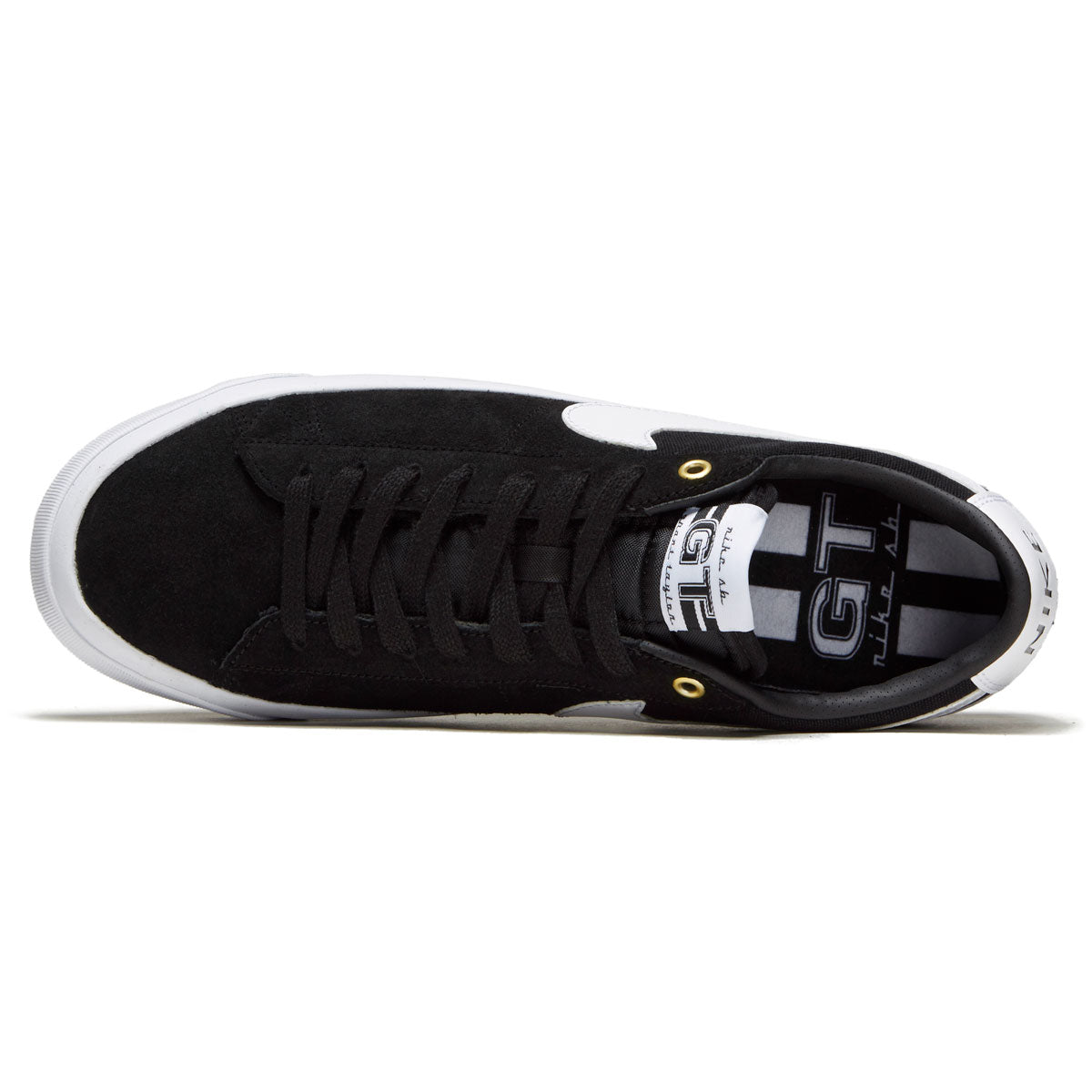 Nike SB Zoom Blazer Low Pro GT Shoes - Black/White/Black/Gum Light Brown image 3