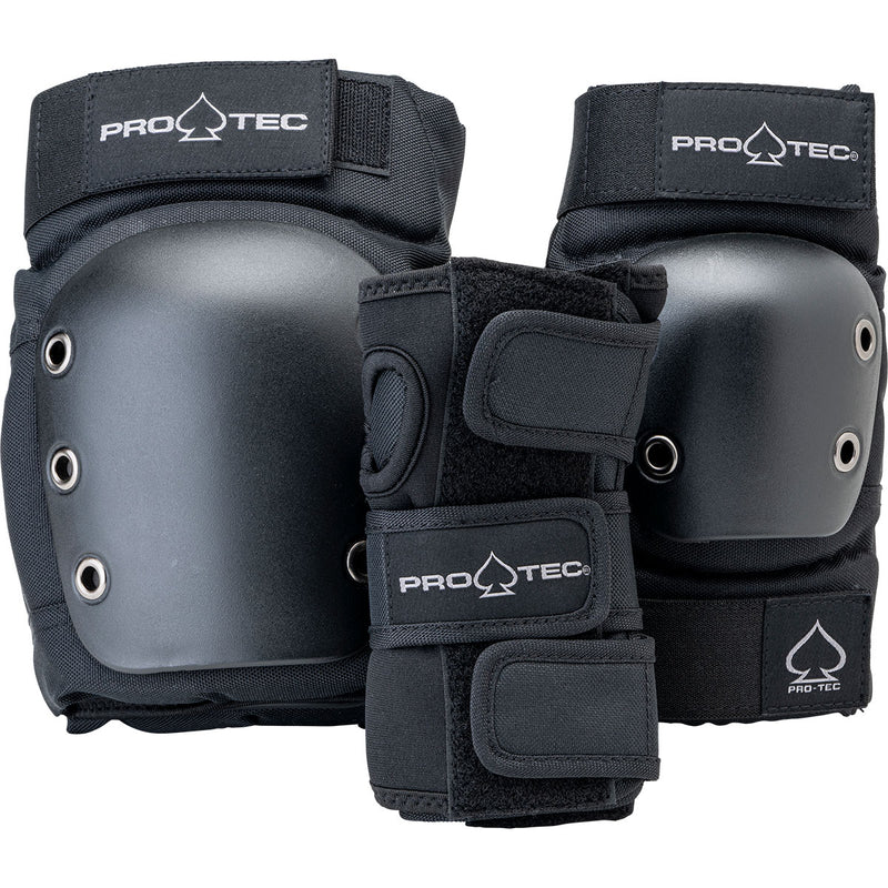 Pro-Tec J.r 3 Pack Open Back Pads - Black
