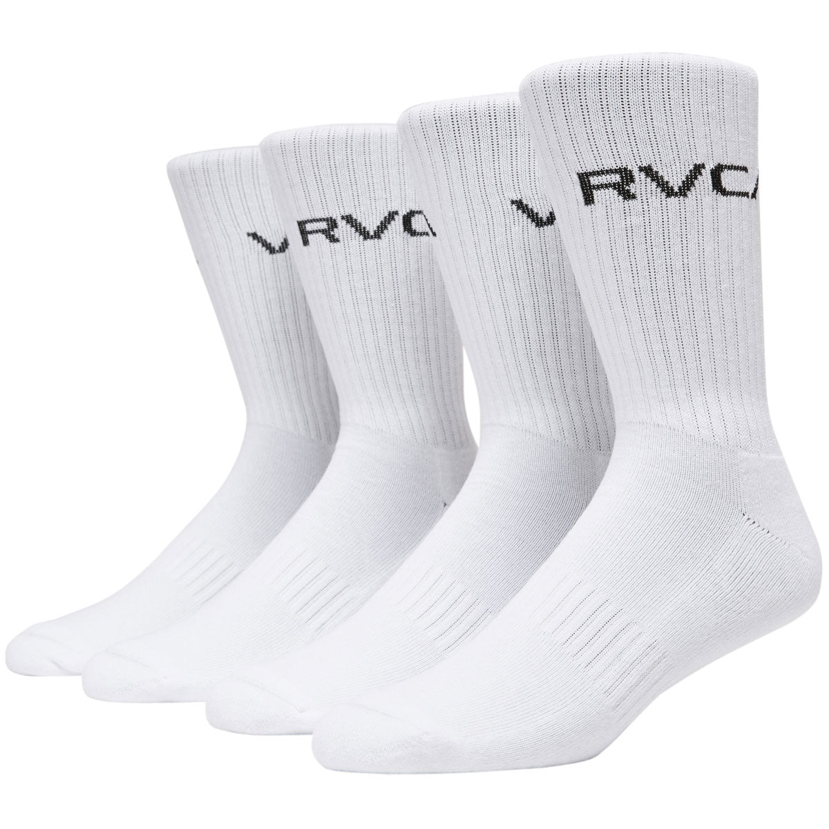 RVCA Basic Logo Crew 2 Pack of Socks - White image 1
