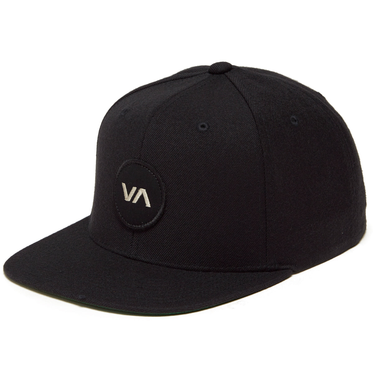 RVCA Va Patch Snapback Hat - Black image 1