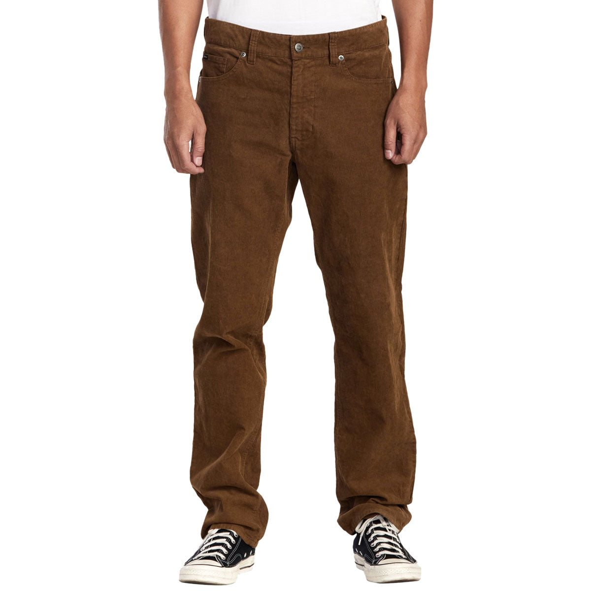 RVCA Daggers Pigment Cord Pants - Bombay Brown image 1