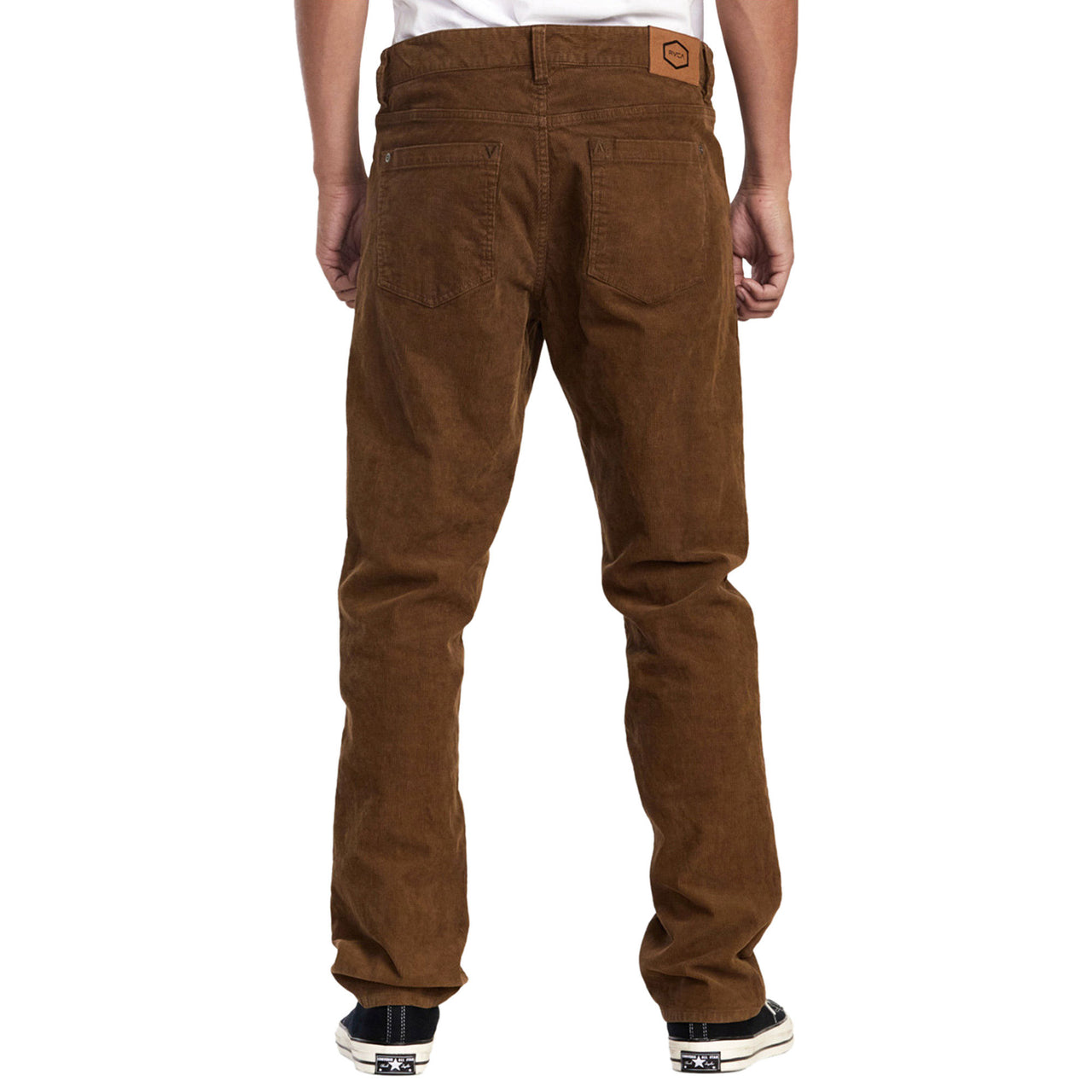 RVCA Daggers Pigment Cord Pants - Bombay Brown image 2