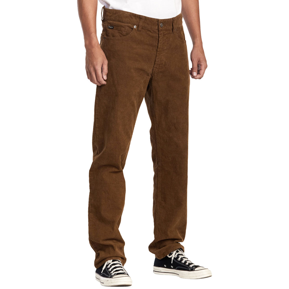 RVCA Daggers Pigment Cord Pants - Bombay Brown image 3