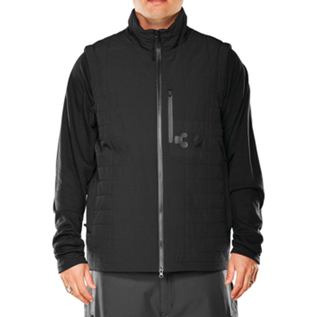 Thirty Two Rest Stop Puff Vest Snowboard Jacket - Black image 1