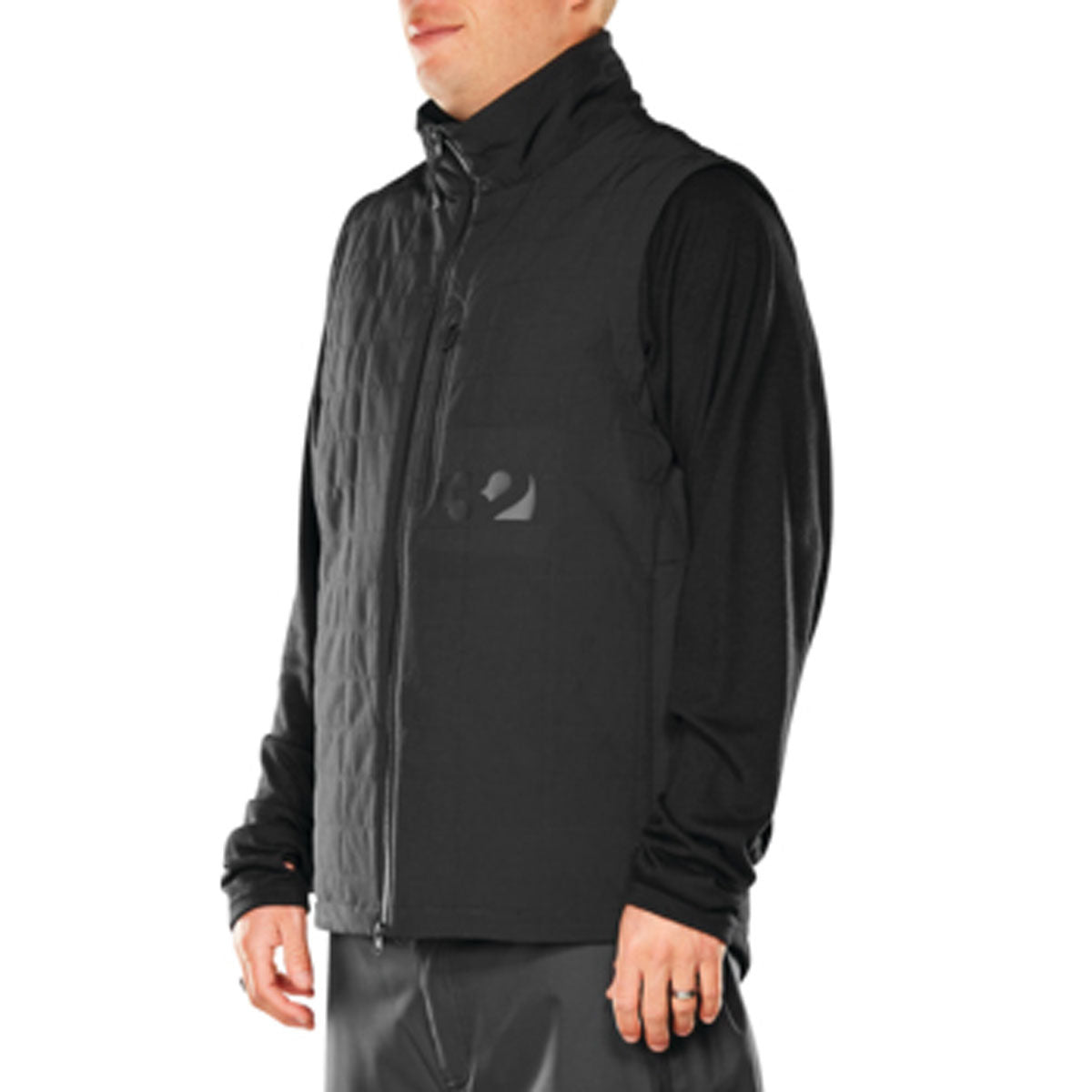 Thirty Two Rest Stop Puff Vest Snowboard Jacket - Black image 3