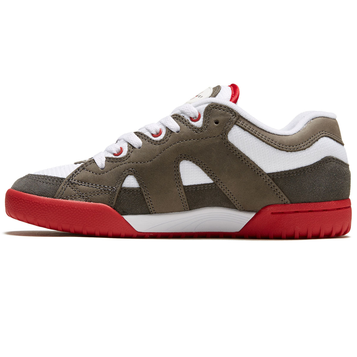 eS One Nine 7 Shoes - Grey/Red/White image 2
