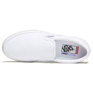 Vans Skate Slip-on Shoes - True White