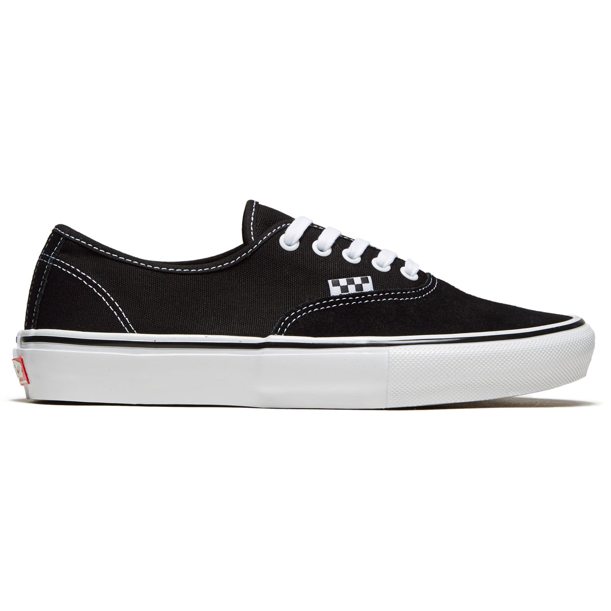 VANS Authentic Mens Size 12 US Classic Black White Canvas Skate Shoes Sneakers Authentic Shoe in Black / White | Vans main image 3
