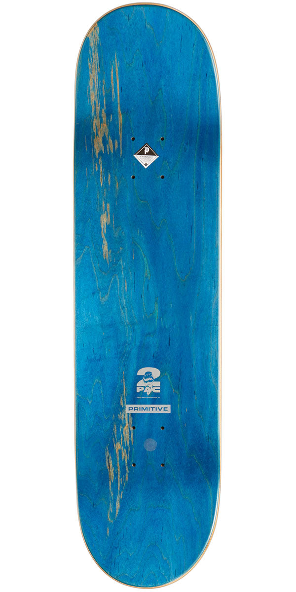 Primitive x Tupac Shadows Skateboard Deck - Teal - 8.125