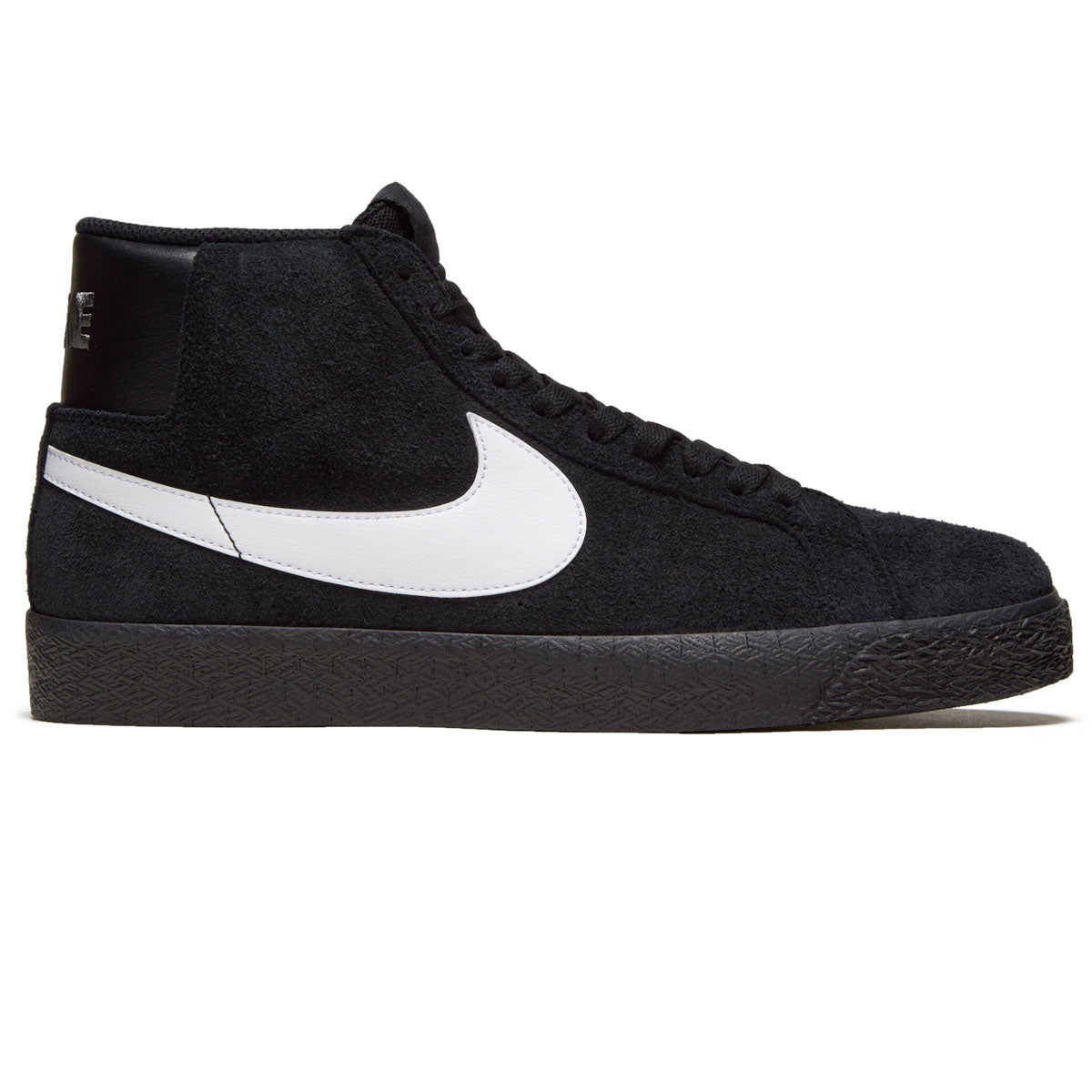 Nike SB Zoom Blazer Mid Shoes - Black/White/Black/Black image 1