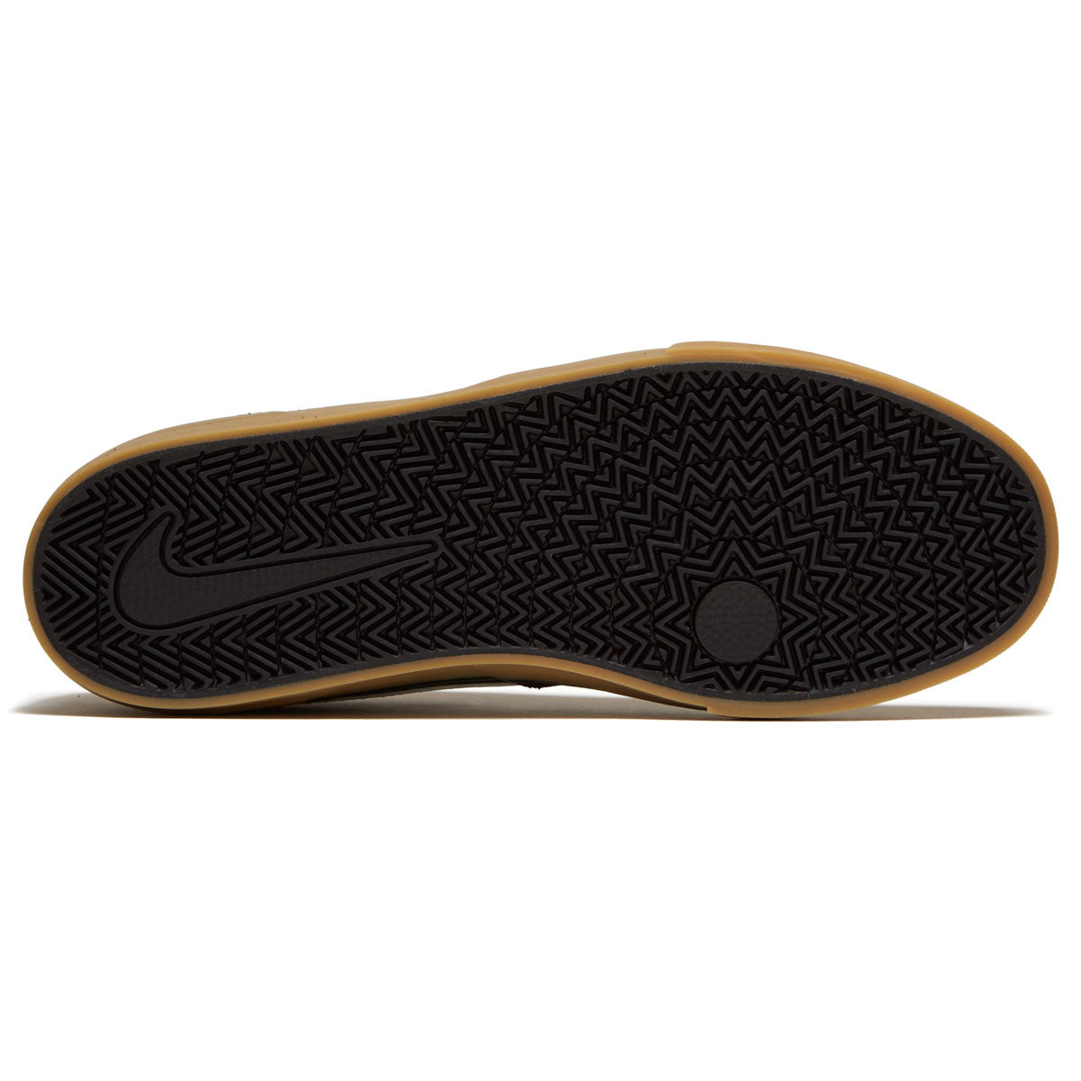 Nike SB Chron 2 Shoes - Black/White/Black/Gum Light Brown image 4