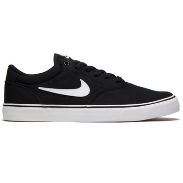 Nike SB Chron 2 Canvas Shoes - Black/White/Black