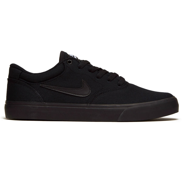 Nike SB Chron 2 Canvas Shoes - Black/Black/Black – CCS