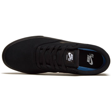 Nike SB Chron 2 Canvas Shoes - Black/Black/Black