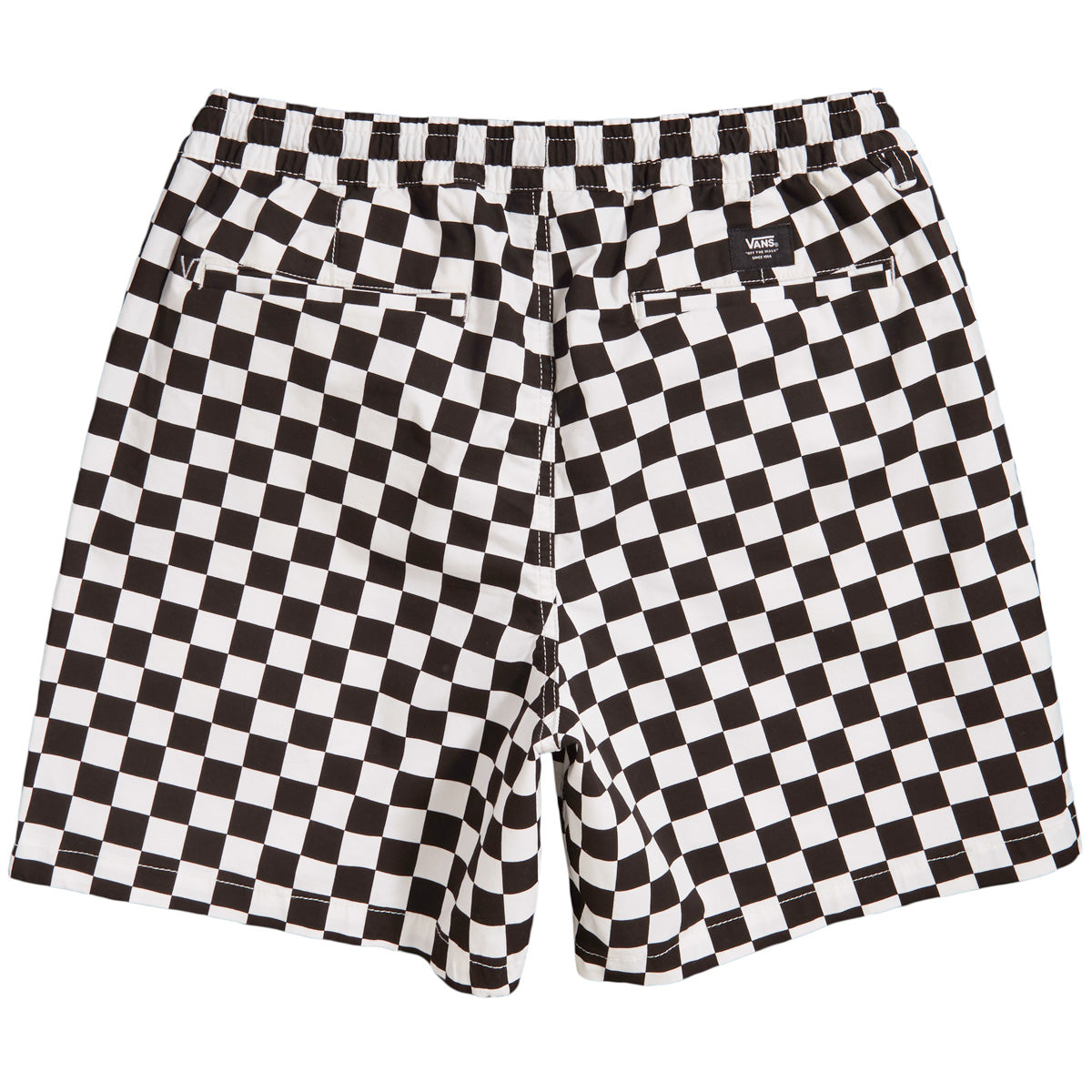 Vans Range Relaxed Elastic Shorts - Checkerboard