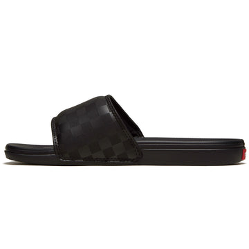 Vans La Costa Slide-On Sandals - Checkerboard/Black/Black