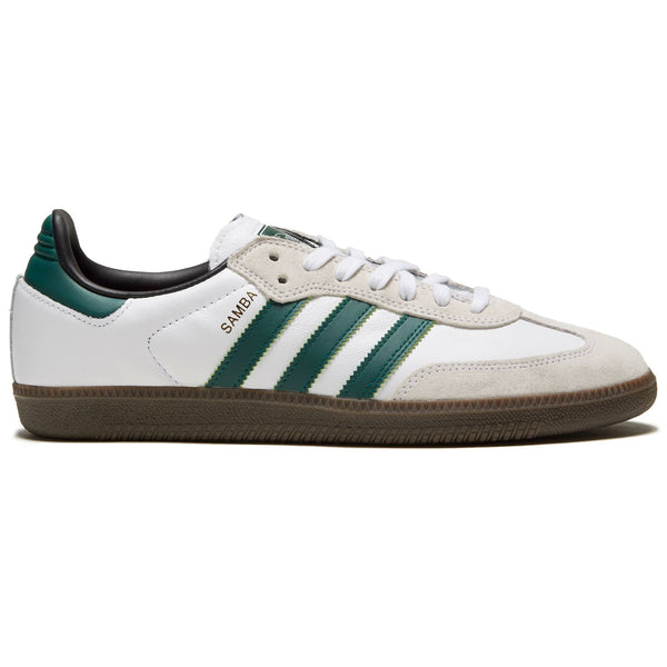 Adidas Samba Adv Shoes - White/Collegiate Green/White – CCS