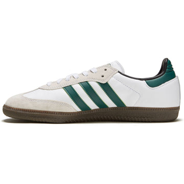 Adidas Samba Adv Shoes - White/Collegiate Green/White