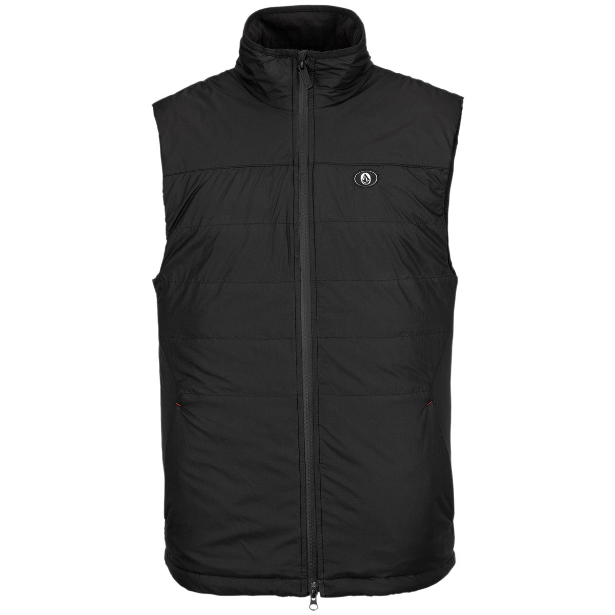 Volcom Utility Puff Vest Snowboard Jacket - New Black image 2