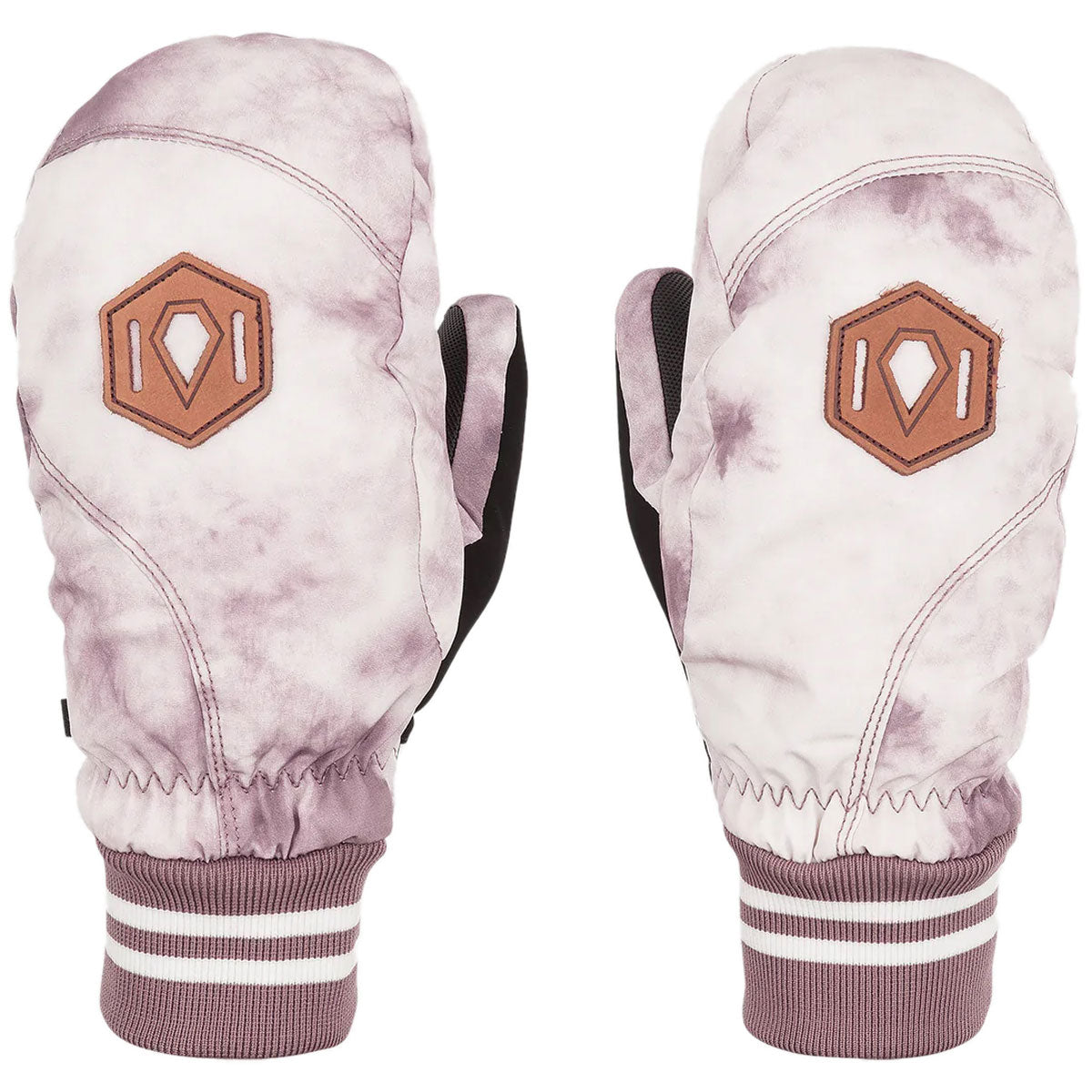 Volcom Womens Bistro Mitt Snowboard Gloves - Mojave Tie-dye image 1