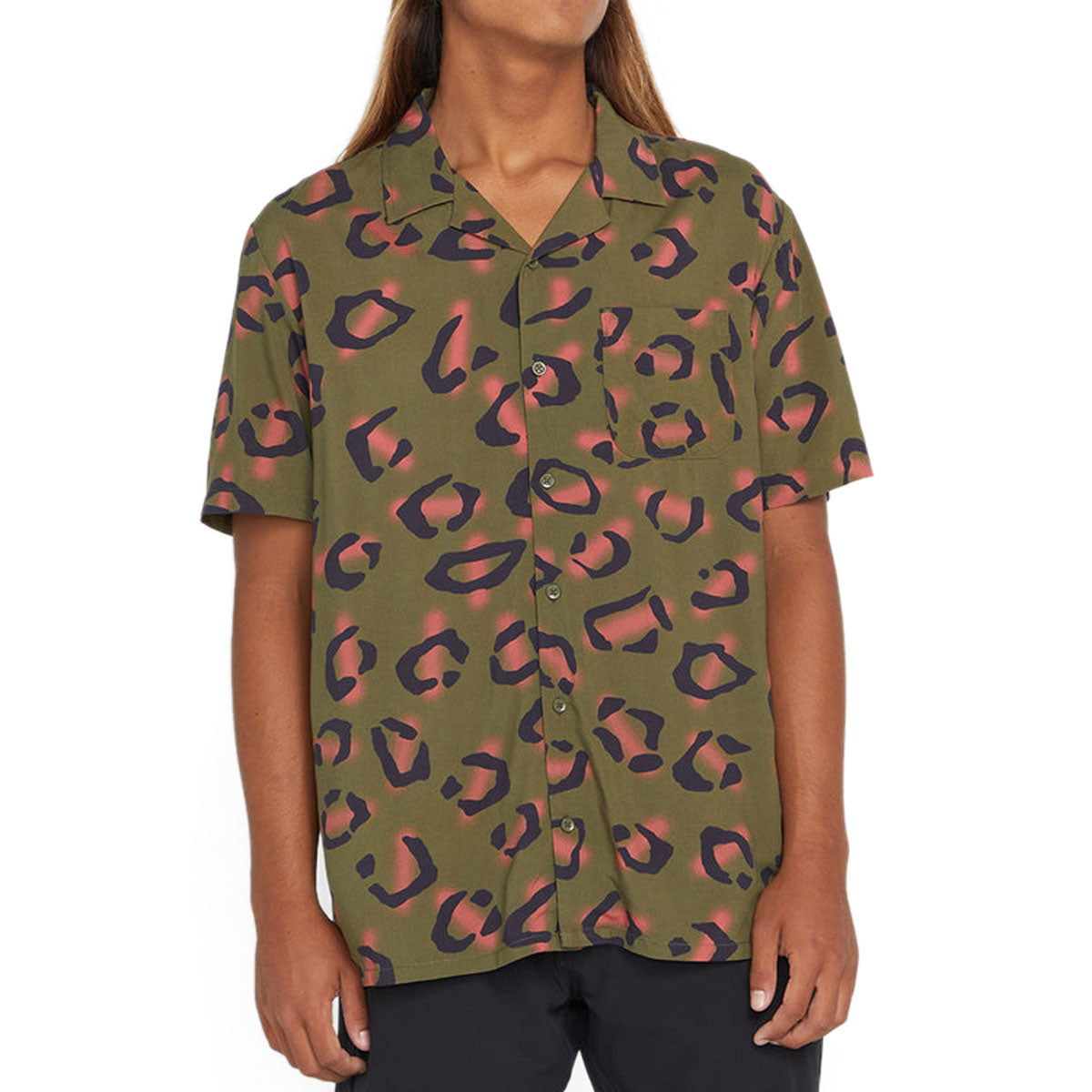 Volcom Stone Party Animals Shirt - Military image 1