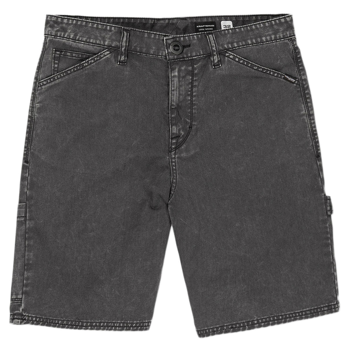 Volcom Kraftsman Denim 21 Shorts - Black image 1