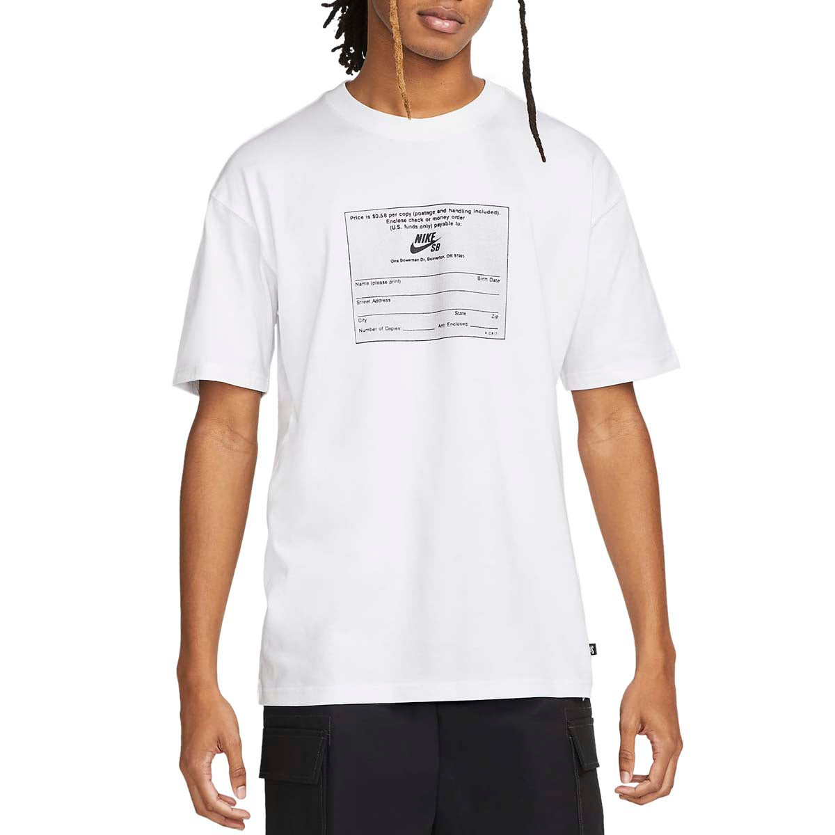 Nike SB Heritage T-Shirt - White image 2