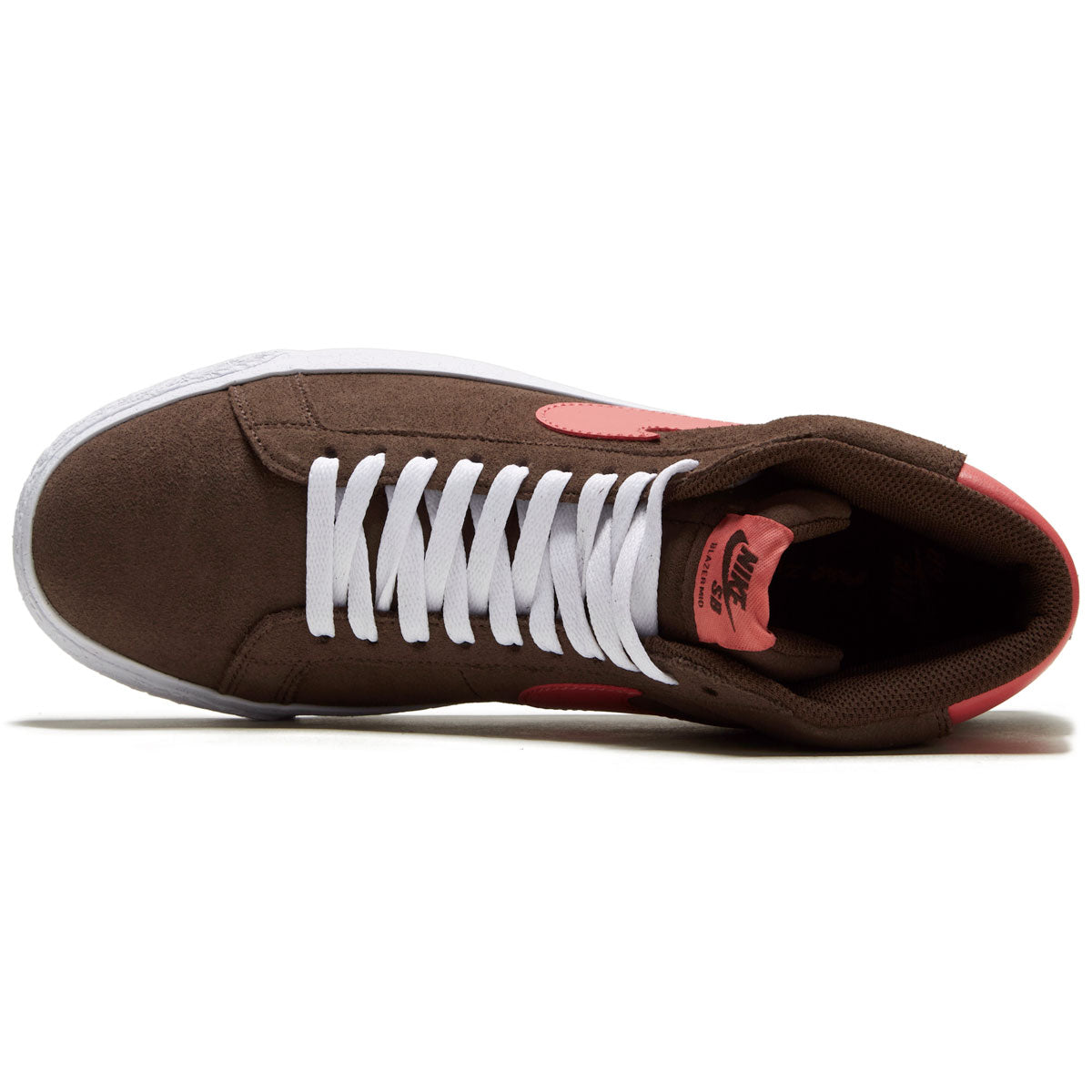 Nike SB Zoom Blazer Mid Shoes - Baroque Brown/Adobe/Baroque Brown/White image 3