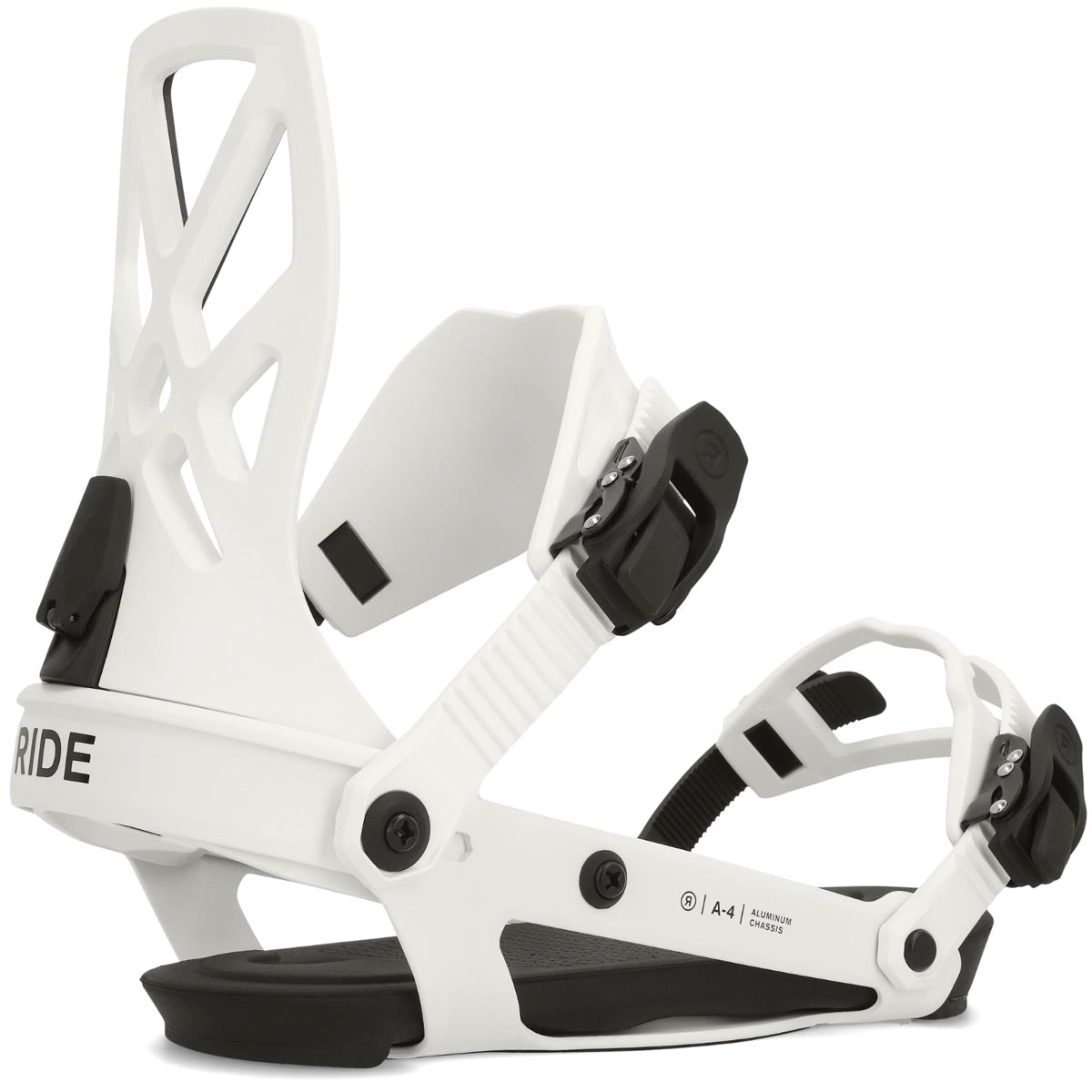 Ride A-4 2024 Snowboard Bindings - White image 1