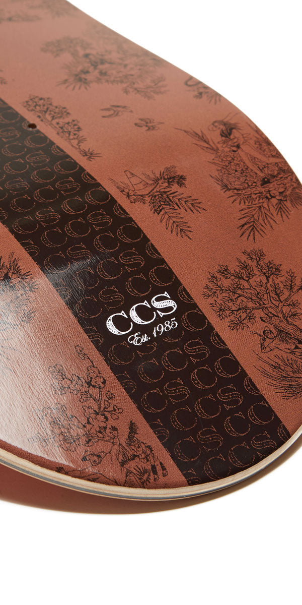 CCS Toile Skateboard Deck - Brown Root image 3