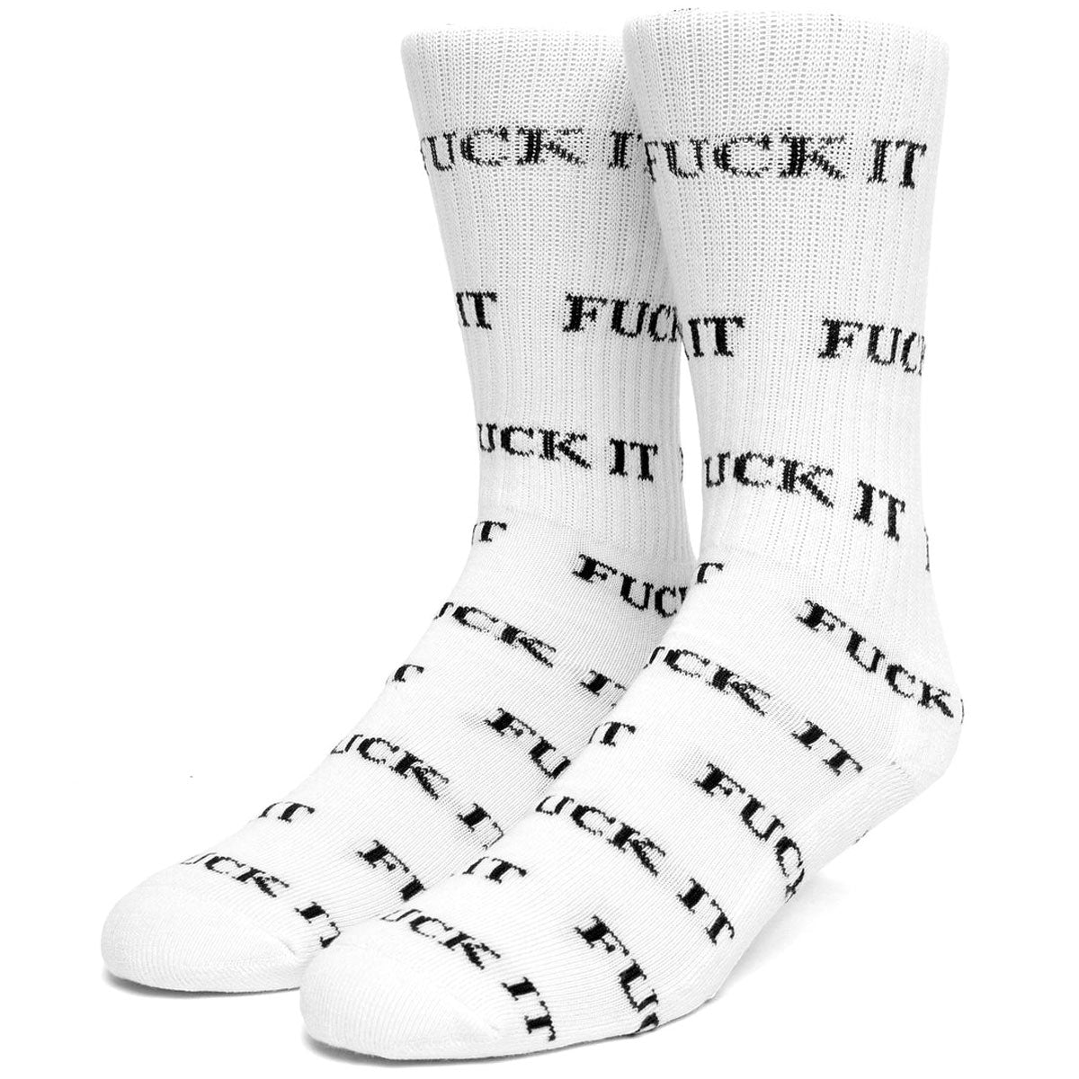 HUF Fuck It Socks - White image 1