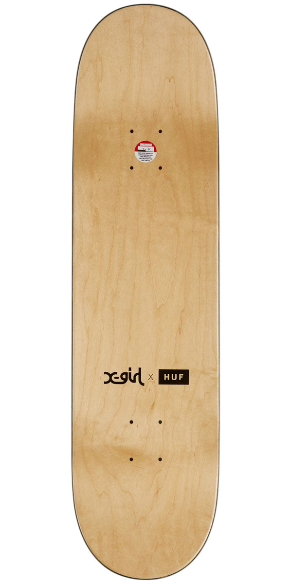 HUF x X-Girl Skateboard Deck - Natural image 2