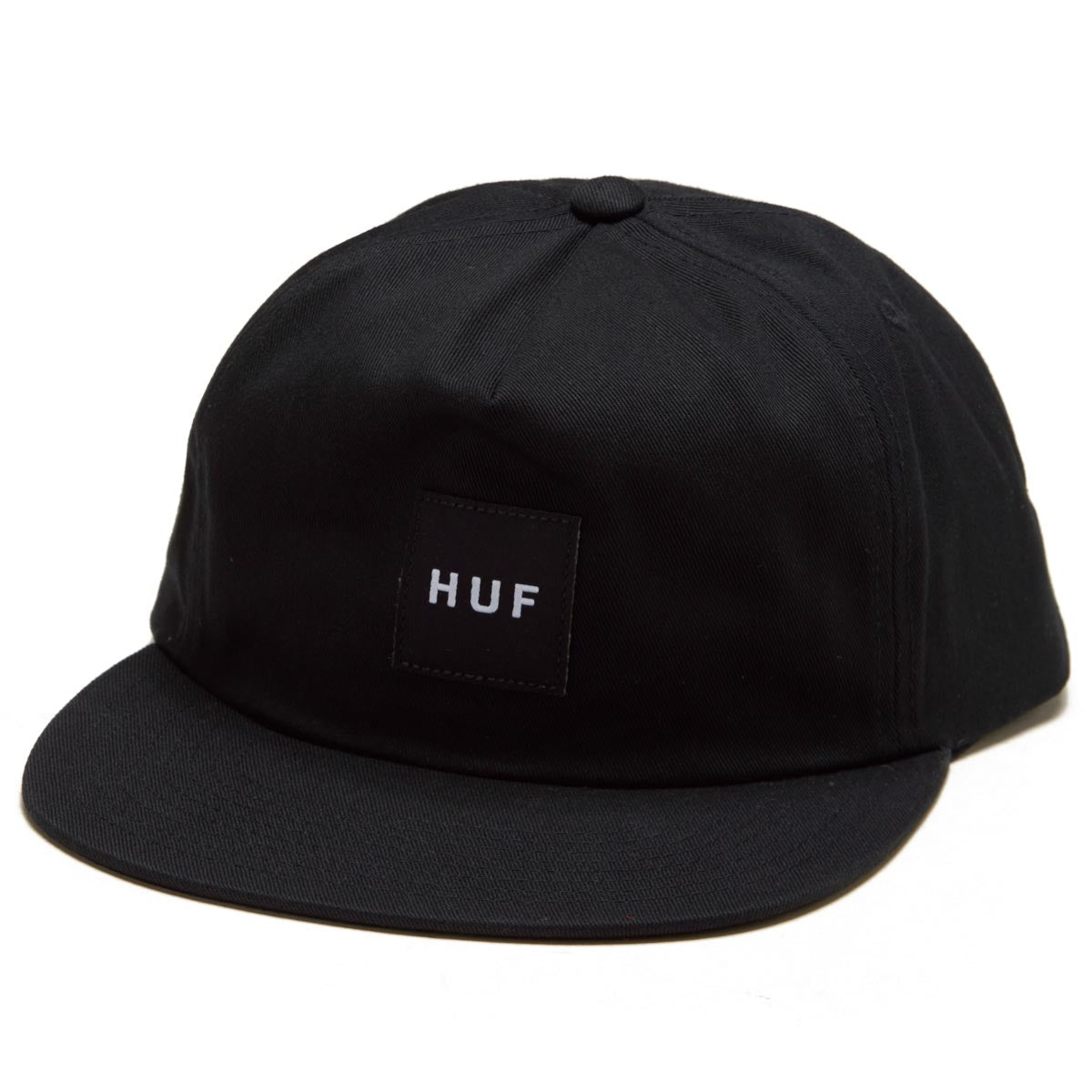 HUF Set Box Snapback Hat - Black image 1