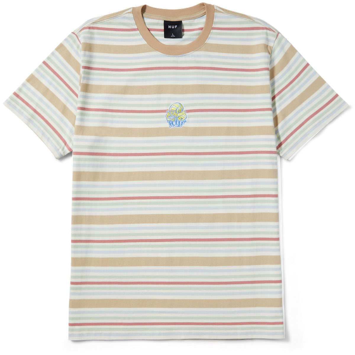 HUF Cheshire Stripe Knit Shirt - Cream image 2