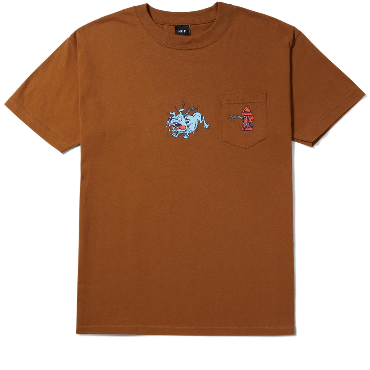 HUF Junkyard Dog Pocket T-Shirt - Rubber image 1