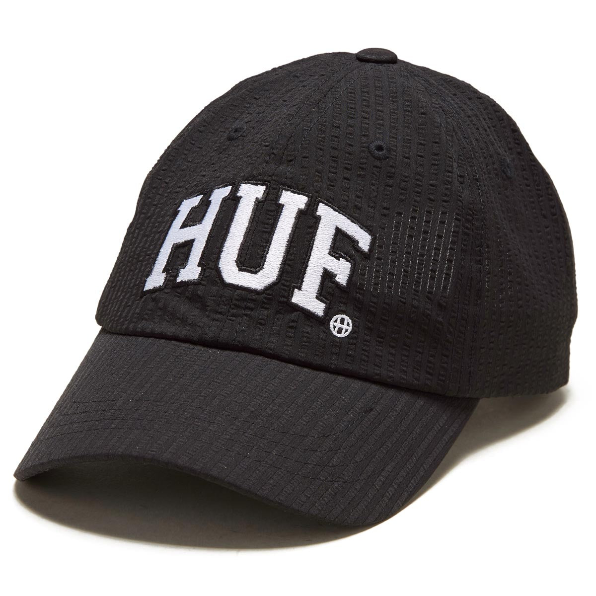 HUF Arch Logo CV 6 Panel Hat - Black image 1