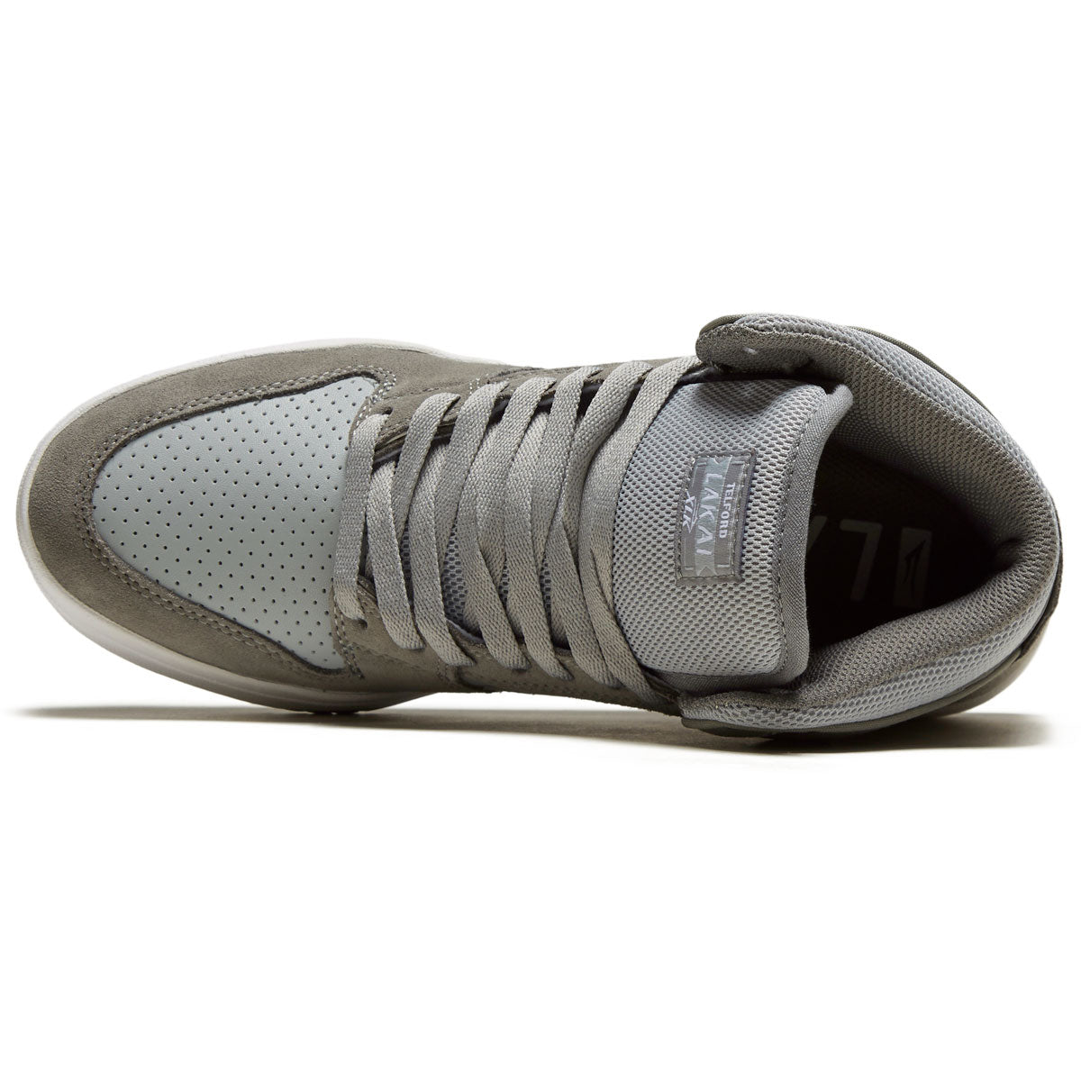 Lakai Telford Shoes - Grey/Light Grey Suede image 3