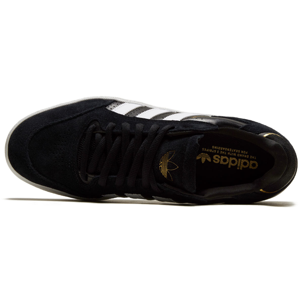 Adidas Tyshawn Low Shoes - Core Black/Cloud White/Gold Metallic image 3
