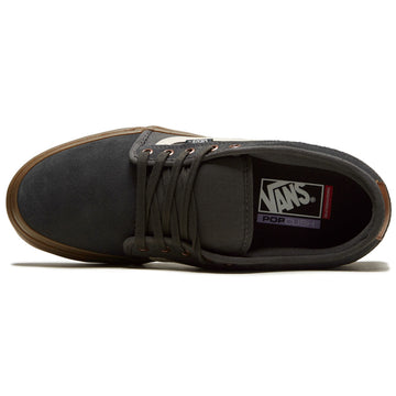 Vans Skate Chukka Low Sidestripe Shoes - Herringbone Dark Grey/Gum