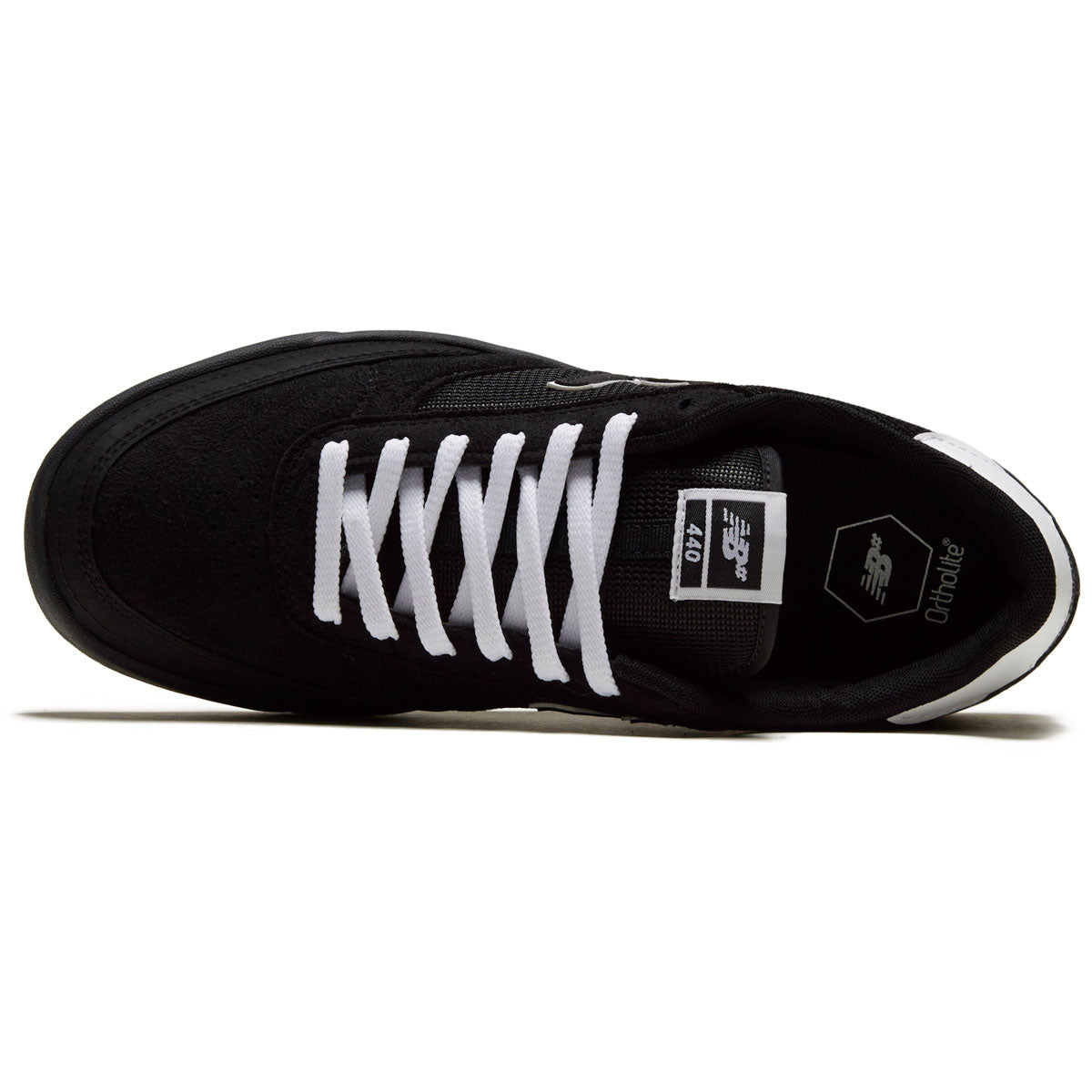 New Balance 440 Shoes - Black/White Vegan image 3