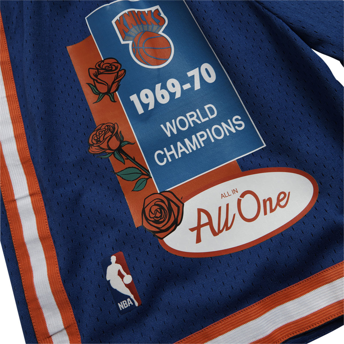 Mitchell & Ness x NBA Roses and Banners Knicks Shorts - Royal