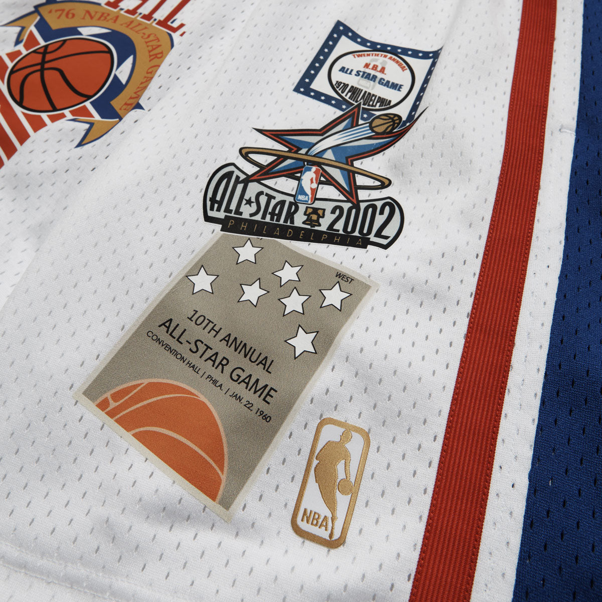 Mitchell & Ness x NBA Asg Patches 76ers Shorts - White image 5