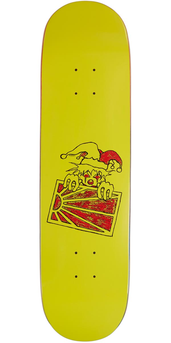 Rassvet Clown Logo Skateboard Deck - Yellow - 8.00
