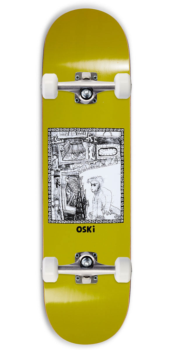 Polar Oskar Rosenberg Gorilla King Skateboard Complete - Olive - 8.00
