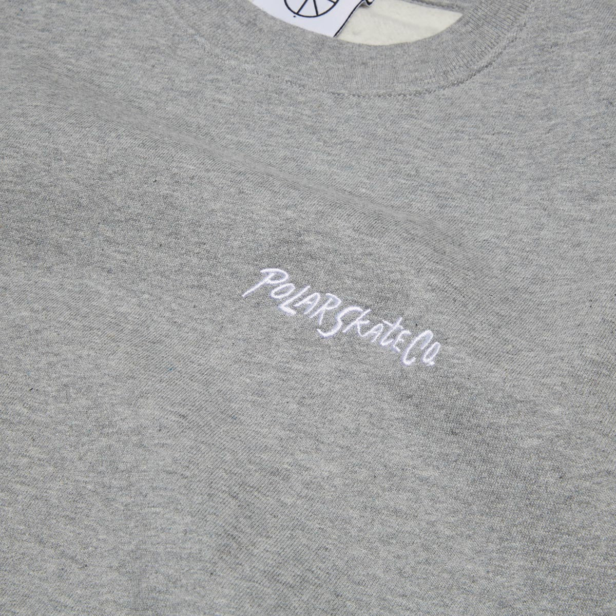 Polar Surf Logo Crewneck Sweatshirt - Heather Grey image 2