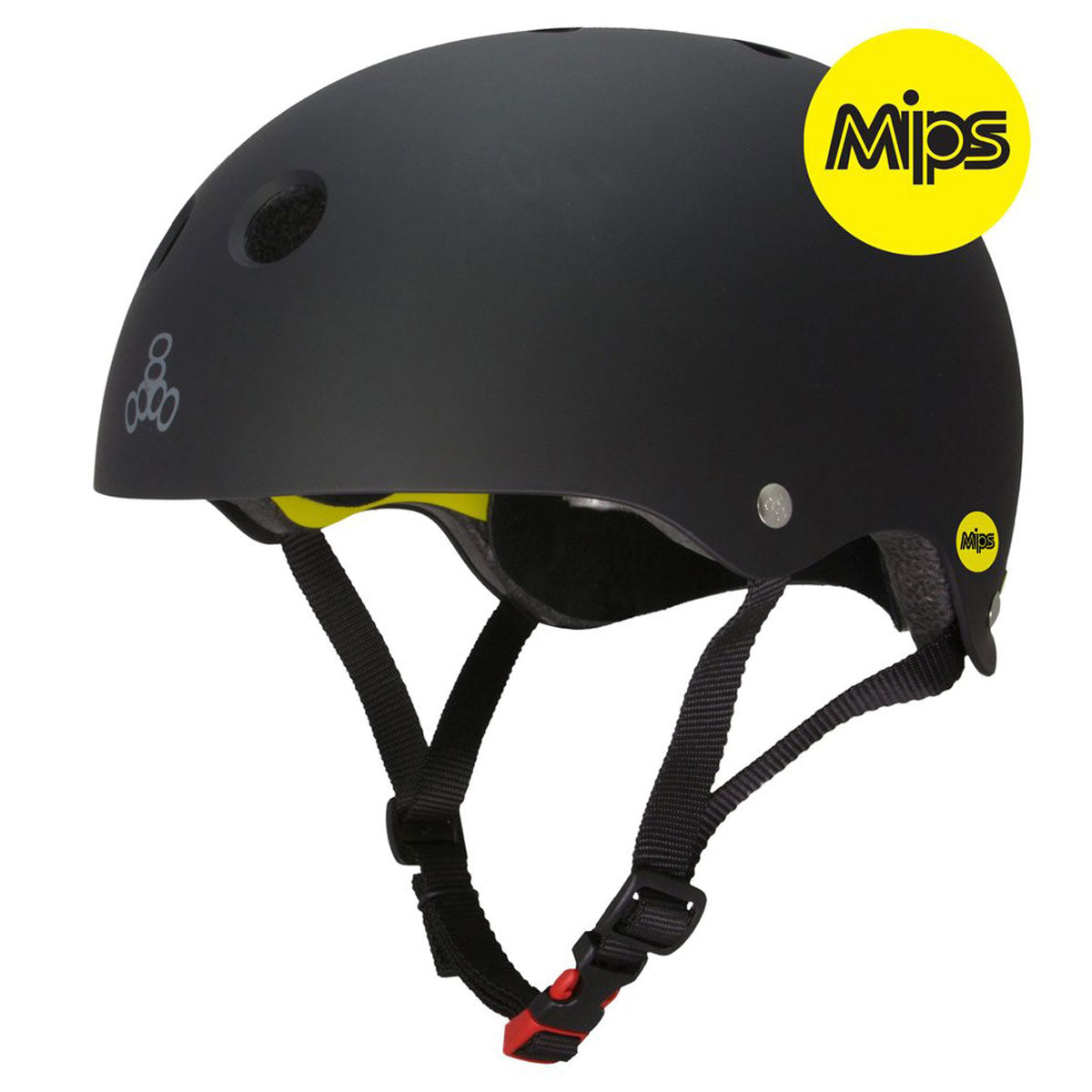 Triple Eight Dual Certified Mips Helmet - Black Rubber image 1