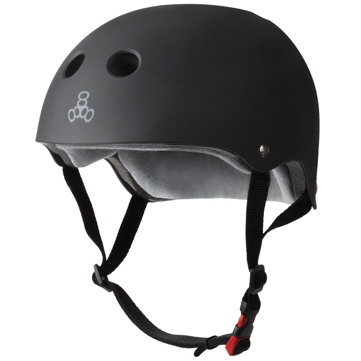 Triple Eight Certified Sweatsaver Helmet - Black Rubber image 1