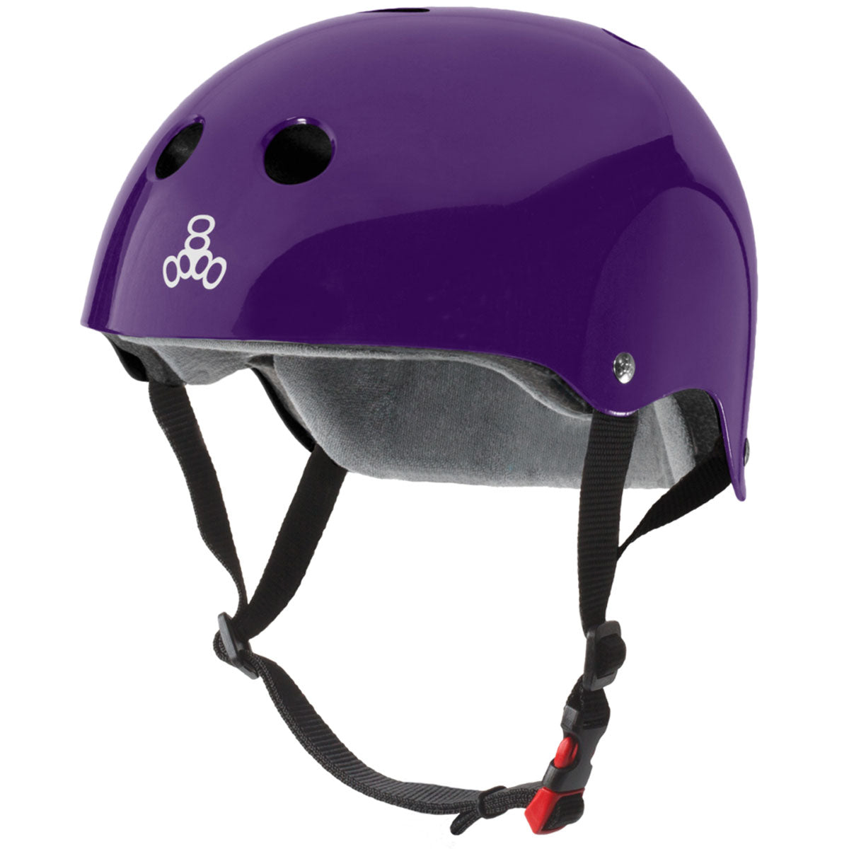 Triple Eight Certified Sweatsaver Helmet - Purple Gloss image 1