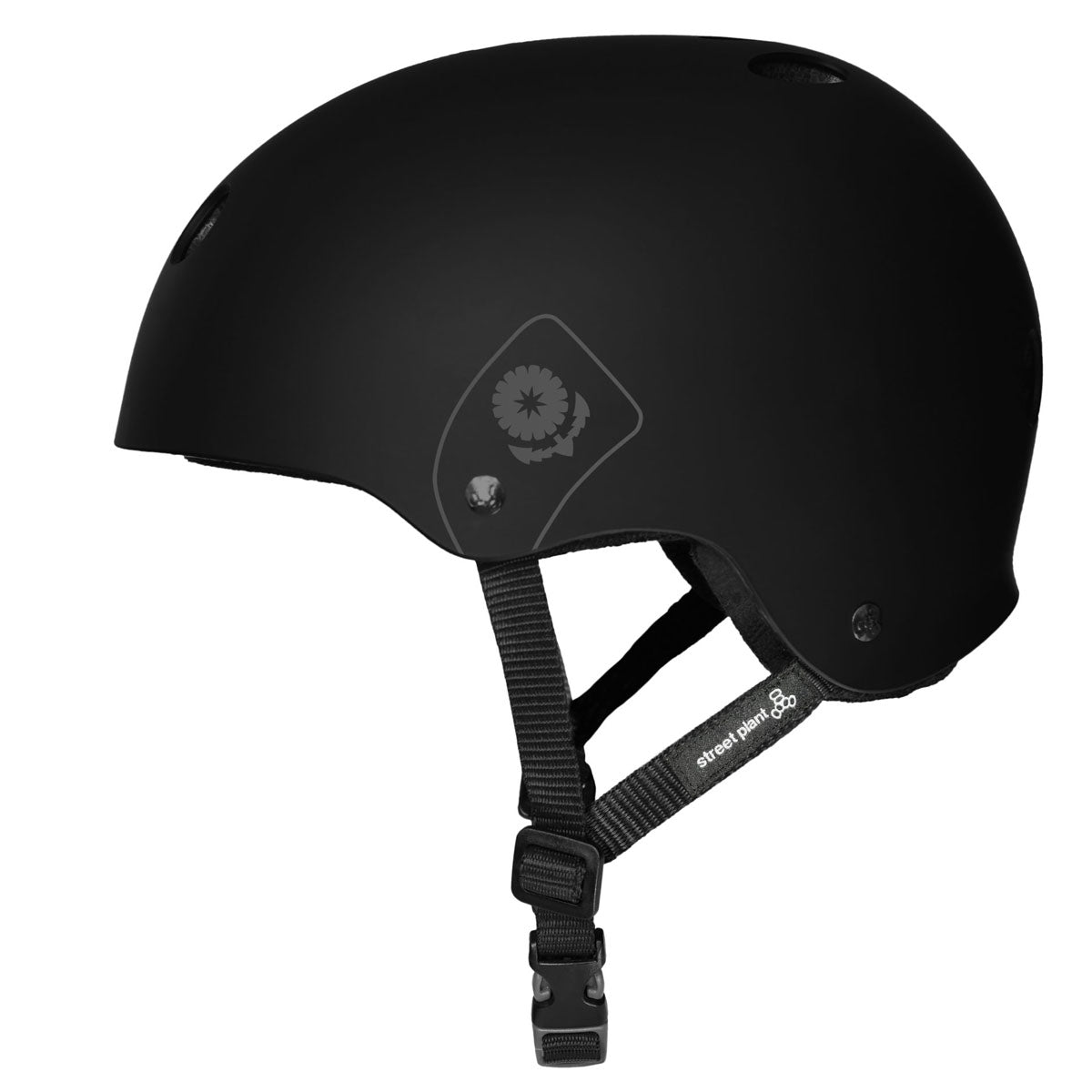 Triple Eight Certified Sweatsaver Street Plant Helmet - Black Rubber image 3