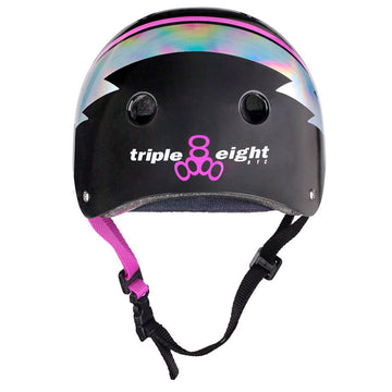 Triple Eight Certified Sweatsaver Helmet - Black Hologram